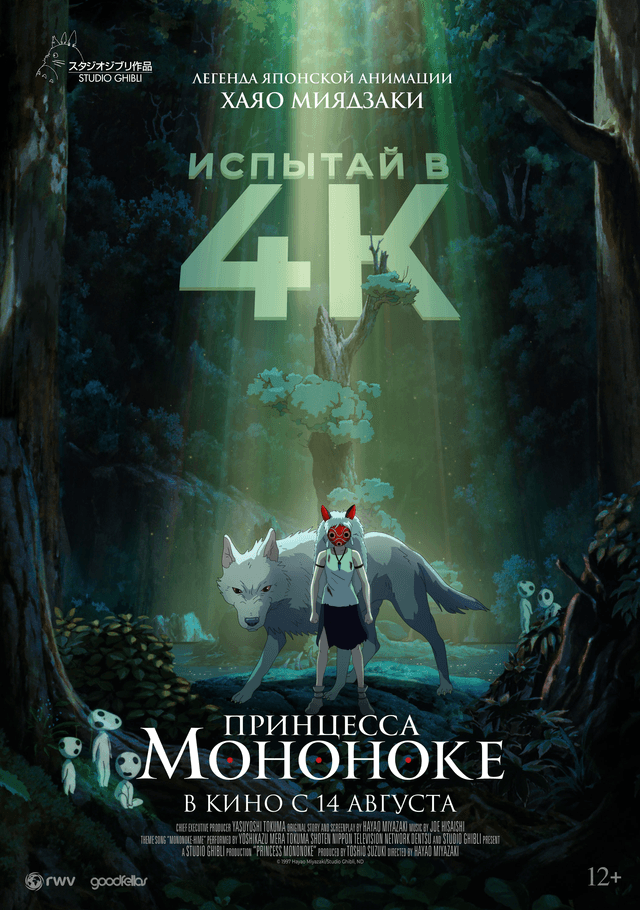 Принцесса Мононоке  (12+)